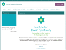 Tablet Screenshot of jewishspirituality.org